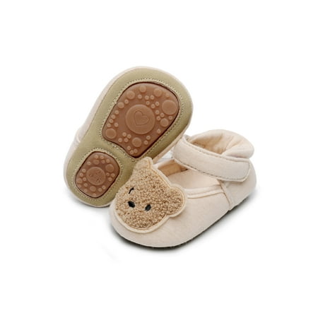Tenmix Toddlers Kids Socks Slipper Magic Tape Sock Shoes Prewalker Floor Slippers Cartoon Soft Shoe Boys Girls Cute Comfort Beige Bear Rubber Sole 6C
Tenmix Toddlers Kids Socks Slipper Magic Tape Sock Shoes Prewalker Floor Slippers Cartoon Soft Shoe Boys Girls Cute Comfort Beige Bear Rubber Sole 6C