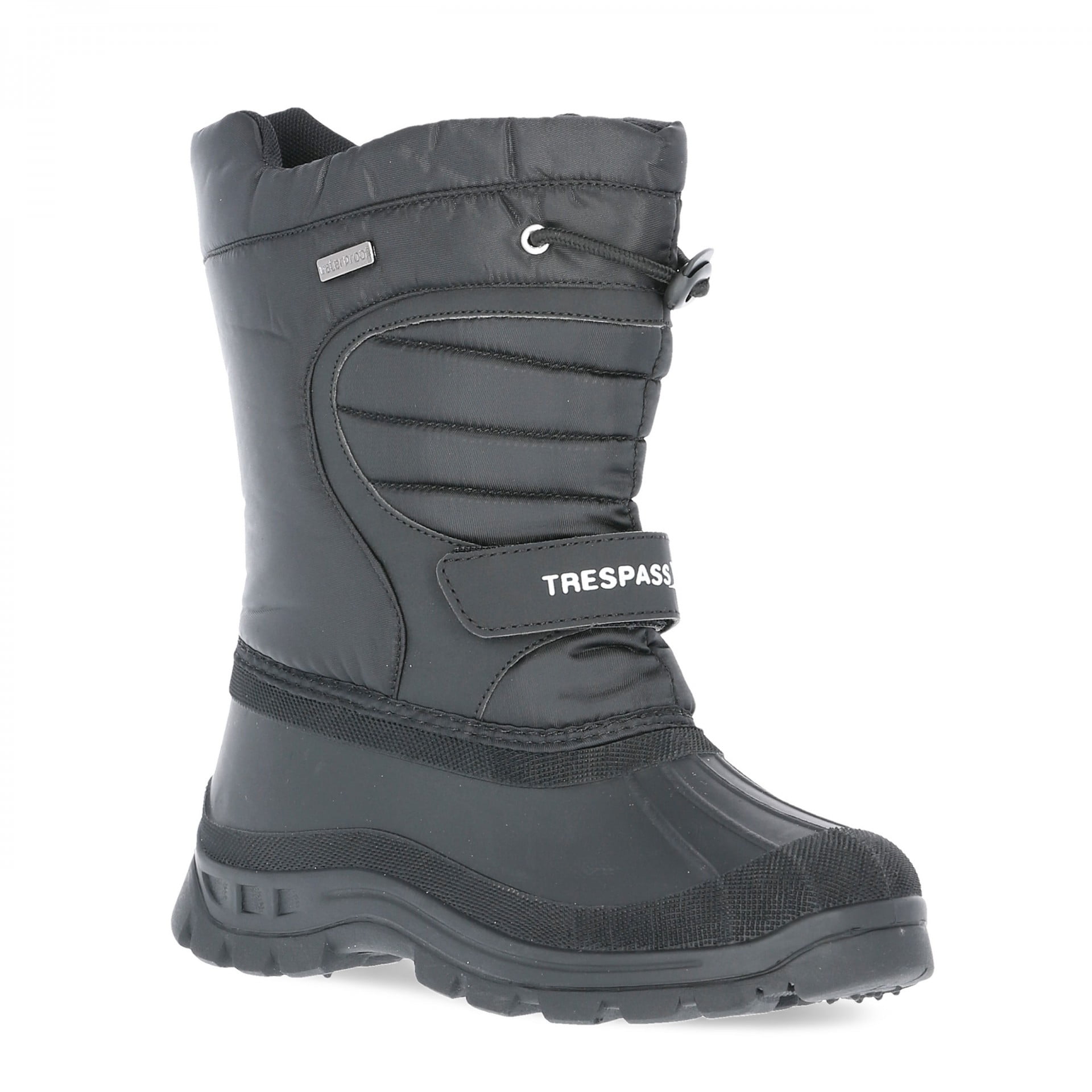 KIDS BOYS GIRLS GRIP SOLE WARM WINTER LACE UP ANKLE ZIP TRAINERS BOOTS SIZE 8-13