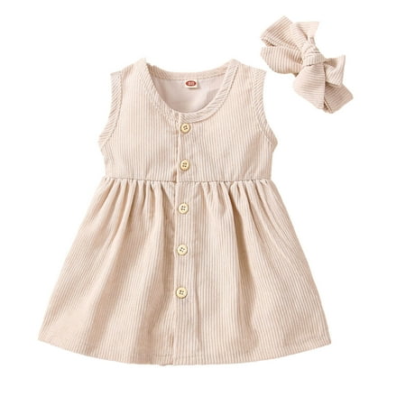 Summer Girls Baby Toddler Solid Color Sleeveless Princess Toddlers Girls Baby Button Dress Cloths Child Sundress Streetwear Kids Dailywear Outwear
Summer Girls Baby Toddler Solid Color Sleeveless Princess Toddlers Girls Baby Button Dress Cloths Child Sundress Streetwear Kids Dailywear Outwear