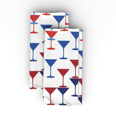 Linen Cotton Canvas Dinner Napkins (Set of 2) - Martinis Patriotic Mod Retro White Blue Red Party 4Th Of July Independence Day Martini Drink Print Cloth Dinner Napkins by Spoonflower
Linen Cotton Canvas Dinner Napkins (Set of 2) - Martinis Patriotic Mod Retro White Blue Red Party 4Th Of July Independence Day Martini Drink Print Cloth Dinner Napkins by Spoonflower
