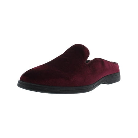 Steve Madden Mens Questt Velvet Cushioned Footbed Mules