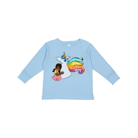 Inktastic Embrace Your Magical Side Girl Hugging a Unicorn Gift Toddler Boy or Toddler Girl Long Sleeve T-Shirt
Inktastic Embrace Your Magical Side Girl Hugging a Unicorn Gift Toddler Boy or Toddler Girl Long Sleeve T-Shirt