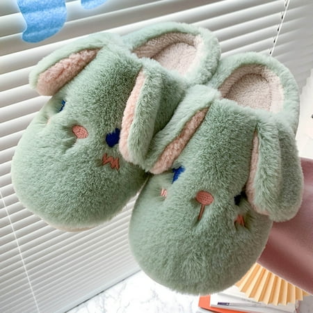 Daznico Slippers for Women Couple Models Cotton Drag Autumn And Winter Home Slippers Cute Animal Warm Plush Cotton Slippers Green 6.5
Daznico Slippers for Women Couple Models Cotton Drag Autumn And Winter Home Slippers Cute Animal Warm Plush Cotton Slippers Green 6.5