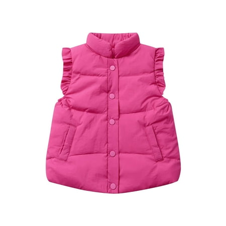 Girls Winter Coat Children S Down Vest Autumn And Winter Warm Sleeveless Lace Shoulders Pure Color Vest For Baby Girls Girls Outerwear Jackets(Size:5-6 Years)
Girls Winter Coat Children S Down Vest Autumn And Winter Warm Sleeveless Lace Shoulders Pure Color Vest For Baby Girls Girls Outerwear Jackets(Size:5-6 Years)