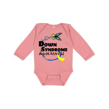 Inktastic Down Syndrome Awareness with Butterfly and Ribbon Gift Baby Boy or Baby Girl Long Sleeve Bodysuit
Inktastic Down Syndrome Awareness with Butterfly and Ribbon Gift Baby Boy or Baby Girl Long Sleeve Bodysuit
