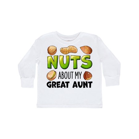 Inktastic Nuts About My Great Aunt Peanut Almond Pistachio Gift Toddler Boy or Toddler Girl Long Sleeve T-Shirt
Inktastic Nuts About My Great Aunt Peanut Almond Pistachio Gift Toddler Boy or Toddler Girl Long Sleeve T-Shirt