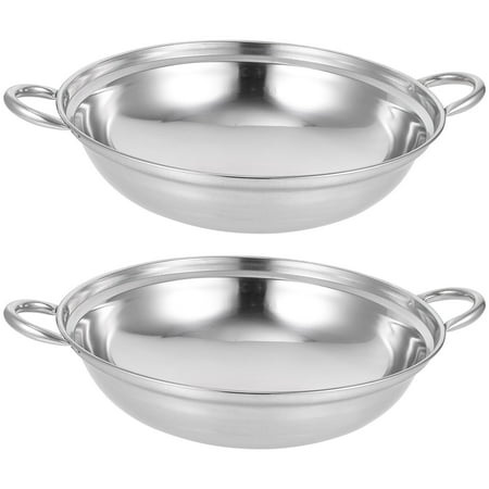 2pcs Handle Stainless Steel Anti-spill Hot Pot Cooking Pot Kitchen Hot Pot Thicken Pot
2pcs Handle Stainless Steel Anti-spill Hot Pot Cooking Pot Kitchen Hot Pot Thicken Pot
