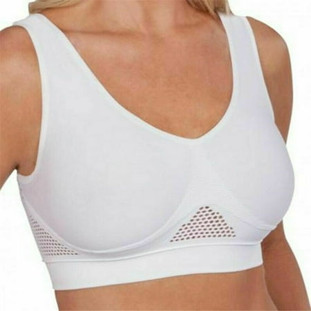 Jiyugala Lingerie For Women Air Permeable Cooling Summer Sport Yoga Wireless Bra