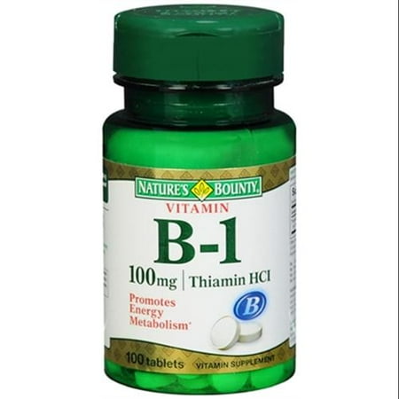 UPC 074312016707 product image for Nature's Bounty Vitamin B-1 100 mg Tablets 100 Tablets | upcitemdb.com