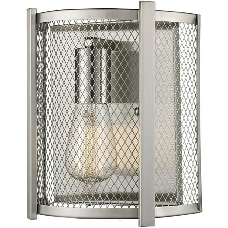 Wall Sconces 1 Light Fixture With Brushed Nickel Finish Metal E26 Bulb 8 60 Watts
Wall Sconces 1 Light Fixture With Brushed Nickel Finish Metal E26 Bulb 8 60 Watts