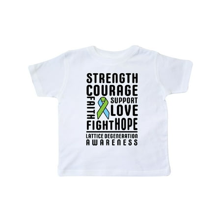Inktastic Lattice Degeneration Strength Hope Support and Courage Gift Toddler Boy or Toddler Girl T-Shirt
Inktastic Lattice Degeneration Strength Hope Support and Courage Gift Toddler Boy or Toddler Girl T-Shirt