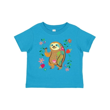 Inktastic Sloth Cute Outfit for Girls Gift Toddler Toddler Girl T-Shirt
