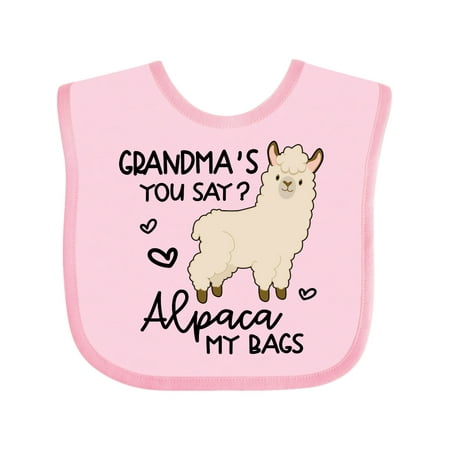 Inktastic Grandma s You Say Alpaca My Bags Gift Baby Boy or Baby Girl Bib
Inktastic Grandma s You Say Alpaca My Bags Gift Baby Boy or Baby Girl Bib