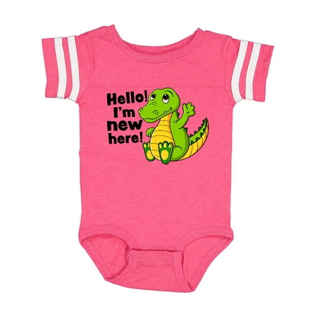 Inktastic Hello I m New Here with Cute Baby Alligator Gift Baby Boy or Baby Girl Bodysuit
Inktastic Hello I m New Here with Cute Baby Alligator Gift Baby Boy or Baby Girl Bodysuit