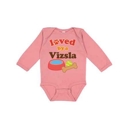 Inktastic Vizsla Loved By A (Dog Breed) Gift Baby Boy or Baby Girl Long Sleeve Bodysuit
Inktastic Vizsla Loved By A (Dog Breed) Gift Baby Boy or Baby Girl Long Sleeve Bodysuit