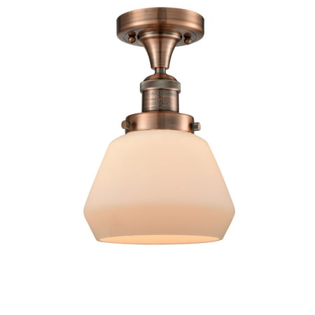 Innovations Lighting 517-1Ch Fulton Fulton 1 Light 7 Wide Semi-Flush Ceiling Fixture -
Innovations Lighting 517-1Ch Fulton Fulton 1 Light 7 Wide Semi-Flush Ceiling Fixture -