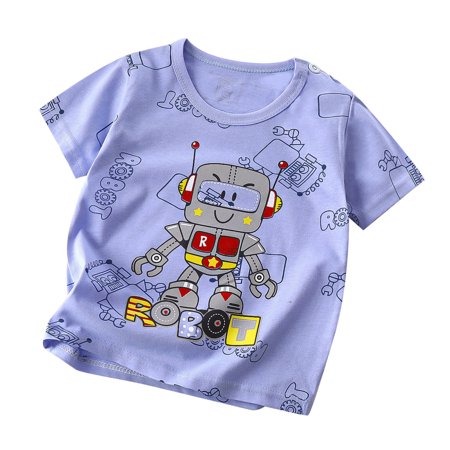 Toddler Baby Boys Girl Cotton T-shirt Comfortable Cartoon Print Blouse Round Neck Short Sleeve Tops
Toddler Baby Boys Girl Cotton T-shirt Comfortable Cartoon Print Blouse Round Neck Short Sleeve Tops