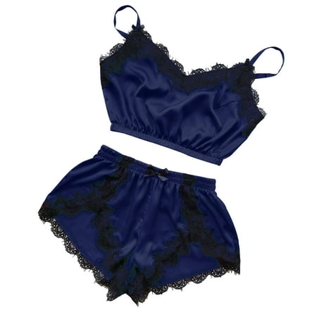 BELLZELY Womens Shorts Athletic Works Clearance Women V-Neck Lace Splicing Eyelash Cute Camisole Pajamas Bowknot Shorts Set
BELLZELY Womens Shorts Athletic Works Clearance Women V-Neck Lace Splicing Eyelash Cute Camisole Pajamas Bowknot Shorts Set