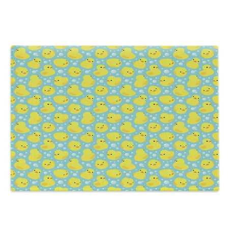 Rubber Duck Cutting Board Rubber Ducks on Water Inspired Backdrop Bubbles Funny Pattern Decorative Tempered Glass Cutting and Serving Board Large Size Turquoise Yellow Orange by Ambesonne
Rubber Duck Cutting Board Rubber Ducks on Water Inspired Backdrop Bubbles Funny Pattern Decorative Tempered Glass Cutting and Serving Board Large Size Turquoise Yellow Orange by Ambesonne