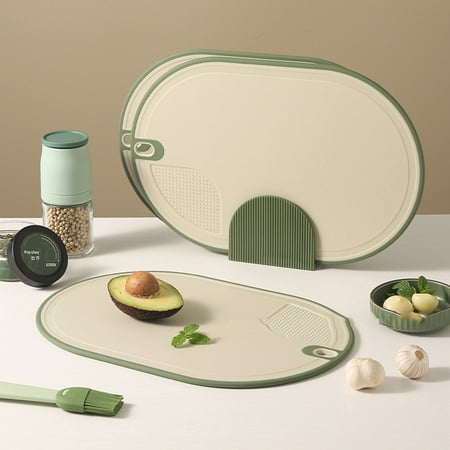 Dream Lifestyle Plastic Cutting Board for Kitchen Double Sided Use BPA Free No-Slip Chopping Boards with Handles for Meat Vegetables Fruits
Dream Lifestyle Plastic Cutting Board for Kitchen Double Sided Use BPA Free No-Slip Chopping Boards with Handles for Meat Vegetables Fruits