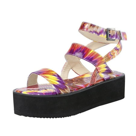 Womens Platform Heel Sandals Summer Multi-Color Ankle Strap Buckle Sandals Shoes Open Toe 41 Red
Womens Platform Heel Sandals Summer Multi-Color Ankle Strap Buckle Sandals Shoes Open Toe 41 Red