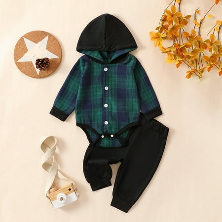 Toddler Girls Outfit Sets Autumn Winter Long Sleeve Plaid Prints Hoodie Romper Bodysuit Pants 2Pcs Daily-Wear
Toddler Girls Outfit Sets Autumn Winter Long Sleeve Plaid Prints Hoodie Romper Bodysuit Pants 2Pcs Daily-Wear