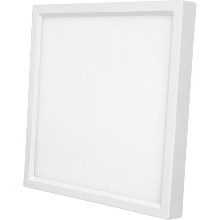 5 Pack 7" Slim Square Flush Mount Wet Rated Ceiling Disk Light - Mount over Recessed or J-Box - 3000K