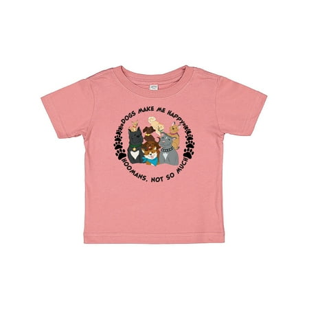 Inktastic Dogs Make Me Happy Hoomans Not So Much Gift Baby Boy or Baby Girl T-Shirt
Inktastic Dogs Make Me Happy Hoomans Not So Much Gift Baby Boy or Baby Girl T-Shirt