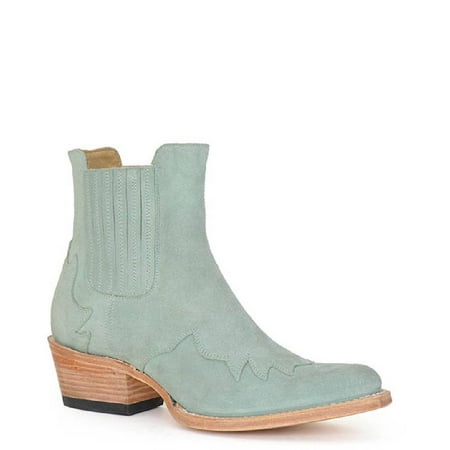 Women s Stetson Talula Boots Handcrafted Blue