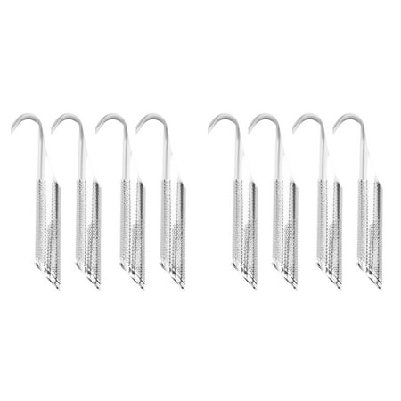 8 Pack Tea Infuser Stainless Steel Tea Strainer Filter Pipe Stick Steeper with Hook Reusable Premium Fine Mesh
8 Pack Tea Infuser Stainless Steel Tea Strainer Filter Pipe Stick Steeper with Hook Reusable Premium Fine Mesh