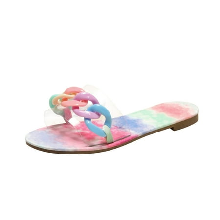 Tangnade Ladies daily all-match casual shoes Summer Women Ladies Fashion Casual Flat Retro Chain Slippers Shoes Sandals Multicolor 38
Tangnade Ladies daily all-match casual shoes Summer Women Ladies Fashion Casual Flat Retro Chain Slippers Shoes Sandals Multicolor 38