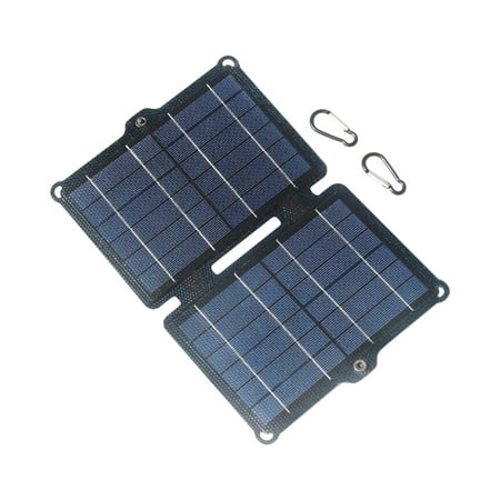 Portable 8W 5V ETFE Solar Panel Folding Bag Outdoor Camping New Energy Charger Dual USB Mobile Power Outdoor Charger with Two Climbing Buckles
Portable 8W 5V ETFE Solar Panel Folding Bag Outdoor Camping New Energy Charger Dual USB Mobile Power Outdoor Charger with Two Climbing Buckles