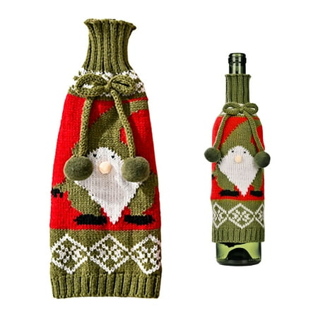 Tiezhimi Christmas Bottle Sets Christmas Ornaments Red Bags Hotel Restaurant Holiday Dress Up Party Supplies
Tiezhimi Christmas Bottle Sets Christmas Ornaments Red Bags Hotel Restaurant Holiday Dress Up Party Supplies