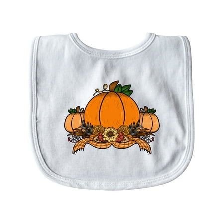 Inktastic Pumpkins and Sunflower with Plaid Orange Ribbon Gift Baby Boy or Baby Girl Bib
Inktastic Pumpkins and Sunflower with Plaid Orange Ribbon Gift Baby Boy or Baby Girl Bib