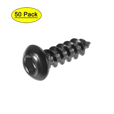 Uxcell Hex Socket Self Tapping Screws M6 x 20mm Carbon Steel Wood Screw 50 Pack
Uxcell Hex Socket Self Tapping Screws M6 x 20mm Carbon Steel Wood Screw 50 Pack