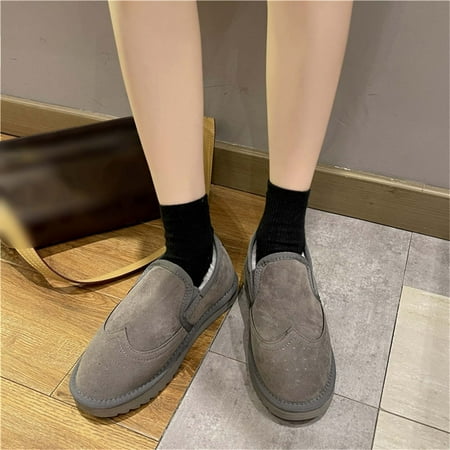 ZMHEGW Boots For Women Winter Snow Flat Non Slip Plus Size h Warm And Comtable Solid Color Round Toe Slip On Boots Shoes
ZMHEGW Boots For Women Winter Snow Flat Non Slip Plus Size h Warm And Comtable Solid Color Round Toe Slip On Boots Shoes