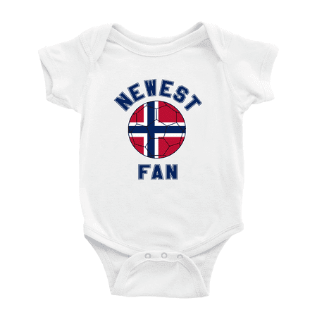 Newest Norway National Soccer Team Fan Cute Baby Rompers Newborn Clothes Outfits (White 3-6 Months)
Newest Norway National Soccer Team Fan Cute Baby Rompers Newborn Clothes Outfits (White 3-6 Months)