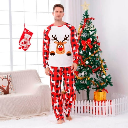 Pajamas for Women KKCXFJX Matching Family Sets Christmas Casual Printed Top With Bottom Outfits Home Wear
Pajamas for Women KKCXFJX Matching Family Sets Christmas Casual Printed Top With Bottom Outfits Home Wear