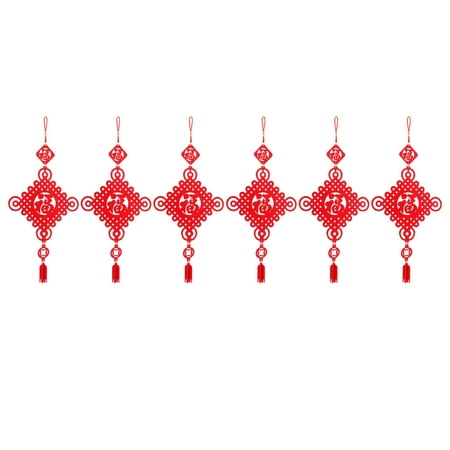 Zerodis 6PCS Red Chinese Knot DIY Fu Tassel Knot Pendant Garden Courtyard Practical
Zerodis 6PCS Red Chinese Knot DIY Fu Tassel Knot Pendant Garden Courtyard Practical