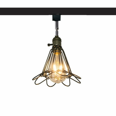 FSLiving Vintage Creative Style Adjustable Angle J-Type Track Head Lighting Hollow Iron Lampshade Ceiling Light Track Light Fixture for Gallery Office Kitchen Bulb and Track Not Included - 1 Light
FSLiving Vintage Creative Style Adjustable Angle J-Type Track Head Lighting Hollow Iron Lampshade Ceiling Light Track Light Fixture for Gallery Office Kitchen Bulb and Track Not Included - 1 Light