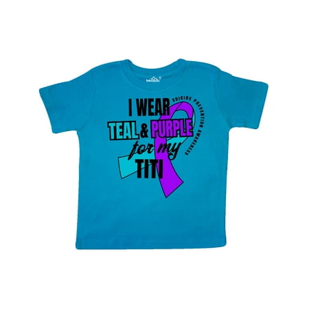 Inktastic Suicide Prevention I Wear Teal and Purple for My Titi Gift Toddler Boy or Toddler Girl T-Shirt
Inktastic Suicide Prevention I Wear Teal and Purple for My Titi Gift Toddler Boy or Toddler Girl T-Shirt