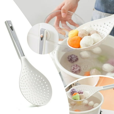 Medcursor Kitchen Supplies Hot Pot Noodle Spoon Multifunctional Household Noodles Blanching Sieve Large Mesh Drainage Spoon Can Stand With Clip
Medcursor Kitchen Supplies Hot Pot Noodle Spoon Multifunctional Household Noodles Blanching Sieve Large Mesh Drainage Spoon Can Stand With Clip