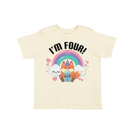 Inktastic 4th Birthday Fox Cute Girls Gift Toddler Toddler Girl T-Shirt
Inktastic 4th Birthday Fox Cute Girls Gift Toddler Toddler Girl T-Shirt