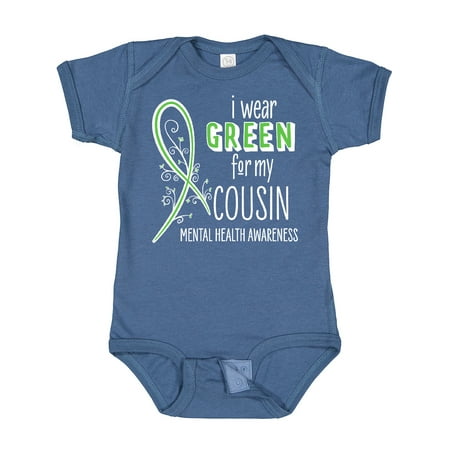 Inktastic I Wear Green for My Cousin- Mental Health Awareness Gift Baby Boy or Baby Girl Bodysuit
Inktastic I Wear Green for My Cousin- Mental Health Awareness Gift Baby Boy or Baby Girl Bodysuit