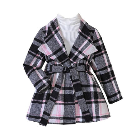 Zhuashum Fashion Girls Coat Autumn Winter Long Sleeve Children Cloth Coat Double Cloth Coat Plus More Wool Coat Black Cute Comfortable Wear 18-24 Months
Zhuashum Fashion Girls Coat Autumn Winter Long Sleeve Children Cloth Coat Double Cloth Coat Plus More Wool Coat Black Cute Comfortable Wear 18-24 Months