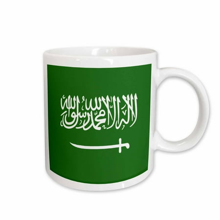 3dRose Saudi Arabia Flag Ceramic Mug 15-ounce
