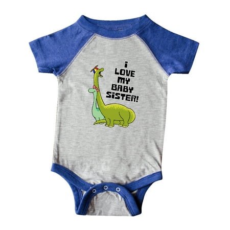 Inktastic I Love My Baby Sister with Baby Brontosauruses Gift Baby Boy or Baby Girl Bodysuit
Inktastic I Love My Baby Sister with Baby Brontosauruses Gift Baby Boy or Baby Girl Bodysuit