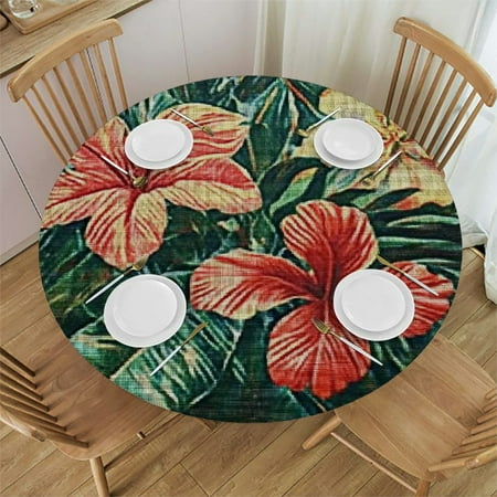 Autua Flowers Leaves Jungle Round Tablecloth Stain-Resistant Washable Indoor Outdoor Table Cover for Restaurants Weddings Parties 54 -58
Autua Flowers Leaves Jungle Round Tablecloth Stain-Resistant Washable Indoor Outdoor Table Cover for Restaurants Weddings Parties 54 -58