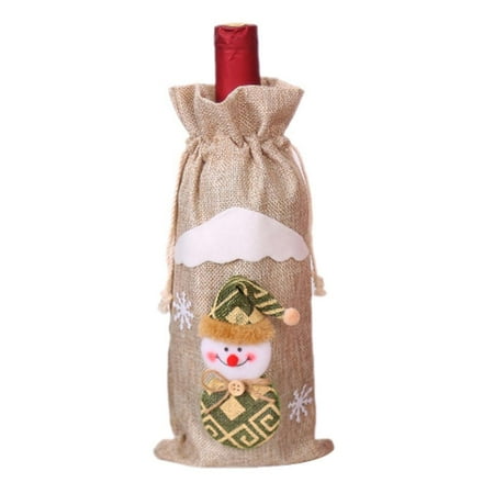 FTjfrsbc Cute Red Wine Bottle Cover Bag Christmas Dinner Table Decor (White Snowman)
FTjfrsbc Cute Red Wine Bottle Cover Bag Christmas Dinner Table Decor (White Snowman)