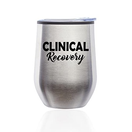 Stemless Wine Tumbler Coffee Travel Mug Glass with Lid Clinical Recovery Nurse Funny (Silver)
Stemless Wine Tumbler Coffee Travel Mug Glass with Lid Clinical Recovery Nurse Funny (Silver)